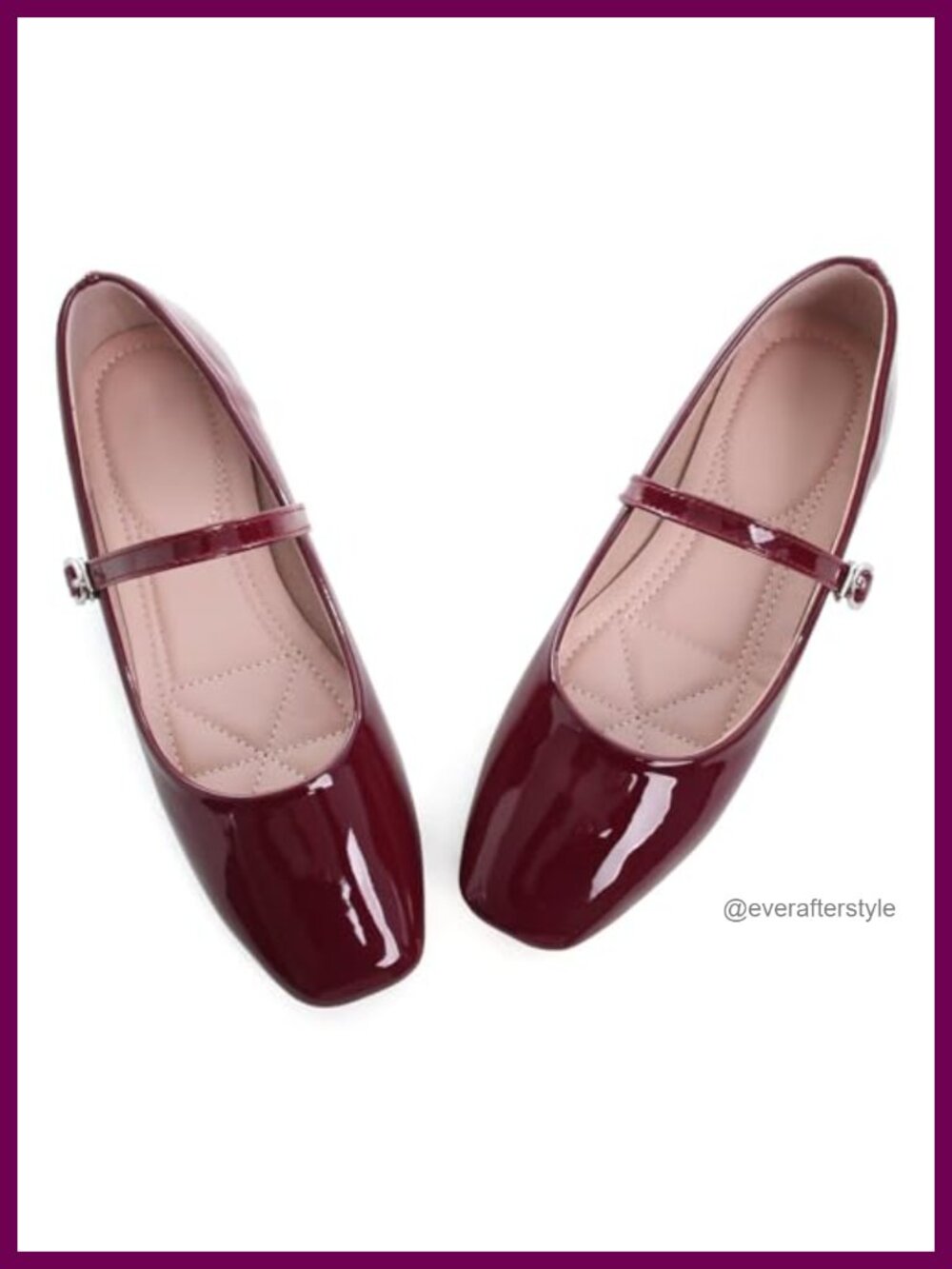 Women's Slip On Flats Round Toe Mary Jane Ballet Shoes Soft Comfortable PU